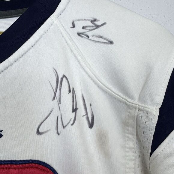 Nike NFL Houston Texans Jersey Youth XL 18 JJ WATT 99 On Field Autographed 2012 - Picture 5 of 16